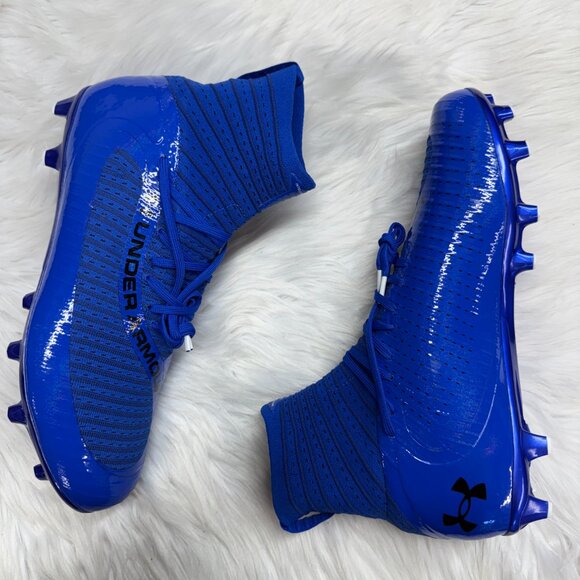 Under Armour Highlight 2 MC Knit Mens Cleats Blue 3027304-400 NEW Sz 11 main image 5
